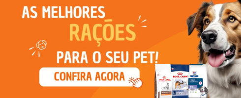 Rações para cães.