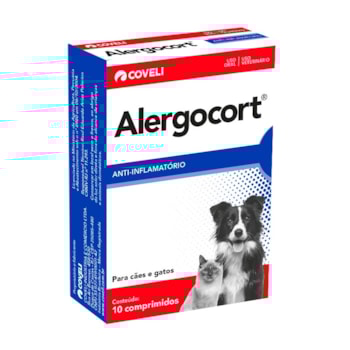 Alergocort  Anti-inflamatório com 10 comprimidos