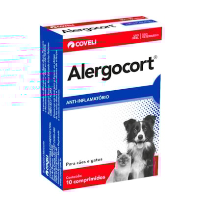 Alergocort  Anti-inflamatório com 10 comprimidos