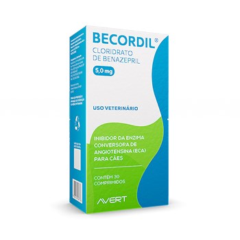 Anti-Hipertensivo Avert Becordil Avert 5,0 mg com 30 Comprimidos