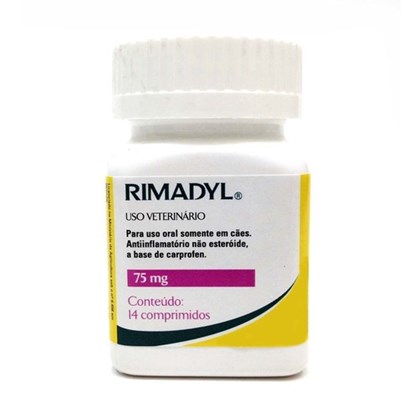 Anti-Inflamatório Zoetis Rimadyl 75mg com 14 Comprimidos