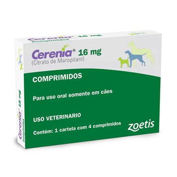 Antiemético Zoetis Cerenia 24mg com 4 Comprimidos