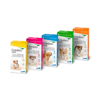 Antipulgas Elanco Credeli 56,25mg para Cães de 1,3 a 2,5kg