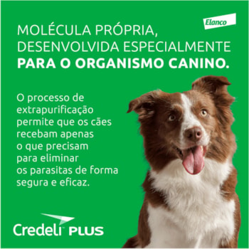 Antipulgas Elanco Credeli Plus para Cães de 11 a 22 kg C/1 Comprimido Antipulgas Elanco Credeli Plus para Cães de 11 a 22 kg C/1 Comprimido