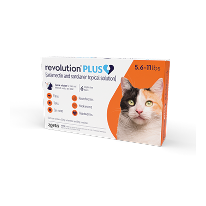 Antipulgas Zoetis Revolution Plus para Gatos de 2,6 a 5 kg