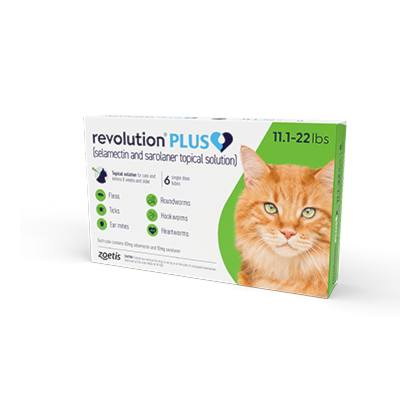 Antipulgas Zoetis Revolution Plus para Gatos de 5,1 a 10 kg