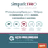 Antipulgas Zoetis Simparic Trio 24mg para Cães 10,1 a 20kg