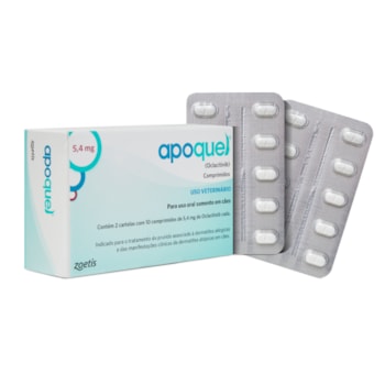 Apoquel 5,4 mg - Tratamento para coceira em cães - Zoetis