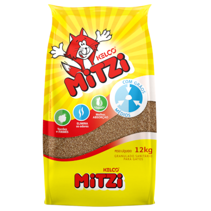 Areia Higiênica Granulada Mitzi