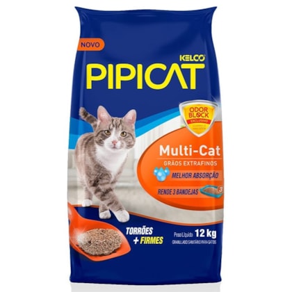 Areia Pipicat Multicat para Gatos