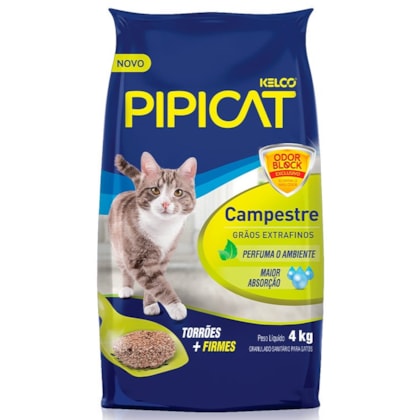 Areia Pipicat Perfumada Campestre para Gatos