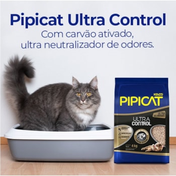 Areia Pipicat Ultra Control para Gatos 4kg