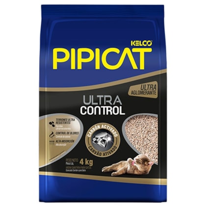 Areia Pipicat Ultra Control para Gatos 4kg