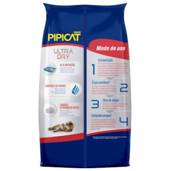 Areia Pipicat Ultra Dry para Gatos