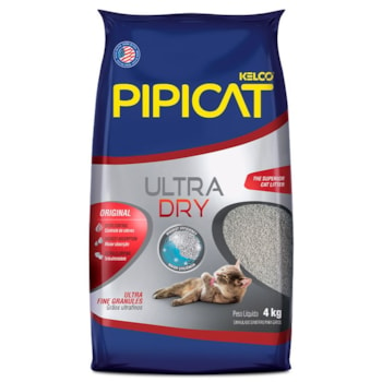 Areia Pipicat Ultra Dry para Gatos