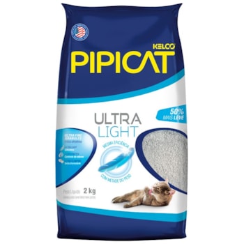 Areia Pipicat Ultra Light para Gatos 2kg