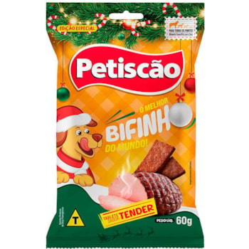 Bifinho Mastigável Petiscão para Cães Sabor Tender 60g