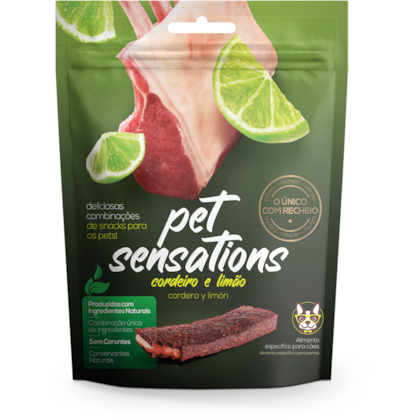 Bifinho Pet Sensations para Cães Sabor Cordeiro e Limão 65g | Amaro's ...