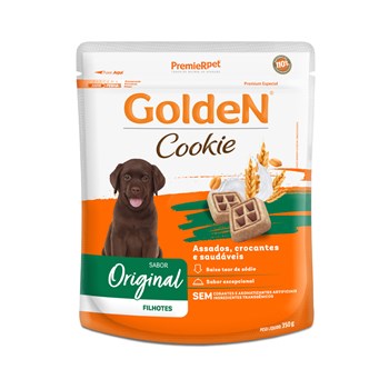Biscoito Golden Cookie para Cães Filhotes Sabor Original 350g