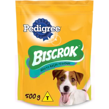 Biscoito Pedigree Biscrok Mini para Cães Adultos de Raças Pequenas