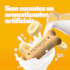 Biscoito Pedigree Biscrok Mini para Cães Adultos Raças Pequenas Sabor Banana, Leite e Aveia