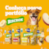 Biscoito Pedigree Biscrok Mini para Cães Adultos Raças Pequenas Sabor Maçã, Linhaça e Aveia
