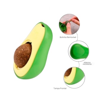 Brinquedo Chalesco Abacate Catnip para Gatos Brinquedo Chalesco Abacate Catnip para Gatos