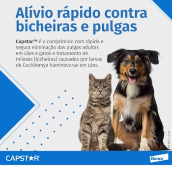 Capstar Antipulgas 11mg para Cães e Gatos até 11kg