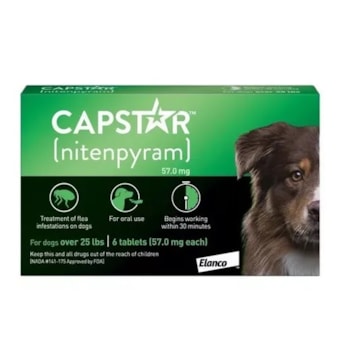 Capstar Antipulgas 57mg para Cães de 11 a 57kg