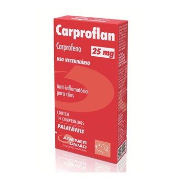 Carproflan 75mg Anti-inflamatório Agener União com 14 comprimidos