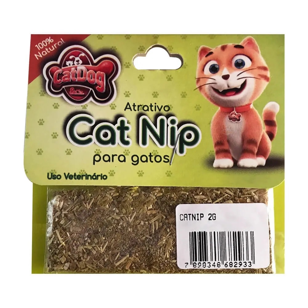Cat Nip Cat Dog 2g - 1 Pacote de 2g | Amaro's Bichos Pet Shop