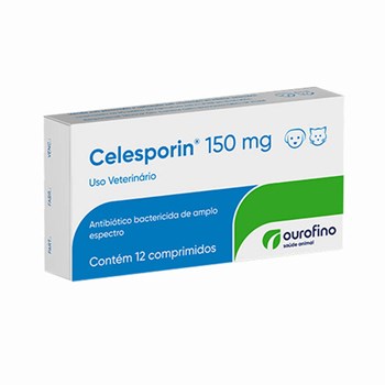 Celesporin Antibiótico 150mg cartela com de 12 comprimidos