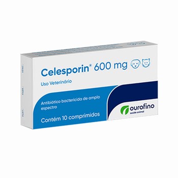 Celesporin Antibiótico 600mg com 10 Comprimidos