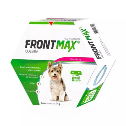 Coleira Antiparasitária Frontmax Vetoquinol para Cães até 4kg
