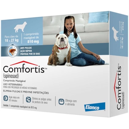 Comfortis Antipulgas para Cães de 18 a 27kg