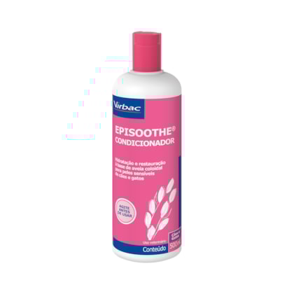 Condicionador Virbac Episoothe para Peles Sensíveis e Irritadas