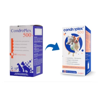 Condroplex 500 Suplemento com 60 comprimidos Condroplex 500 Suplemento com 60 comprimidos