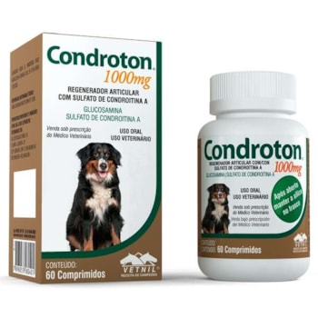 Condroton Regenerador Articular 1000mg com 60 comprimidos Condroton Regenerador Articular 1000mg com 60 comprimidos