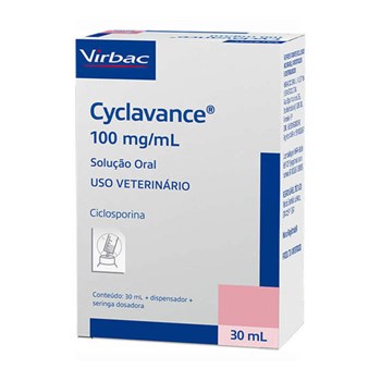 Cyclavance 100 mg/mL Virbac com 30mL para Cães