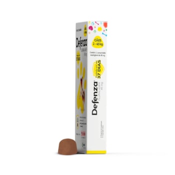 Defenza Antipulgas e Carrapatos para Cães de 2 a 4,5kg - 45mg C/1 comprimido Defenza Antipulgas e Carrapatos para Cães de 2 a 4,5kg - 45mg C/1 comprimido