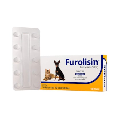 Diurético Furolisin para Cães e Gatos