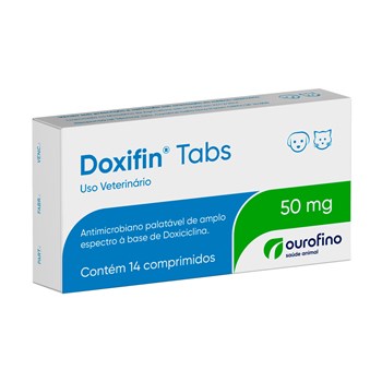 Doxifin Tabs 50mg Antibiótico cartela com 14 comprimidos