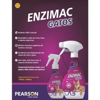 Eliminador de Odores e Manchas Enzimac Spray para Gatos Eliminador de Odores e Manchas Enzimac Spray para Gatos