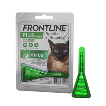 Frontline Plus Antipulgas e Carrapatos para Gatos