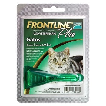 Frontline Plus Antipulgas e Carrapatos para Gatos