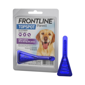 Frontline TopSpot Antipulgas e Carrapatos Cães de 20 a 40kg