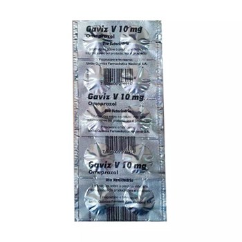 Gaviz V Omeprazol 10mg Antiácido Agener União com 10 comprimidos
