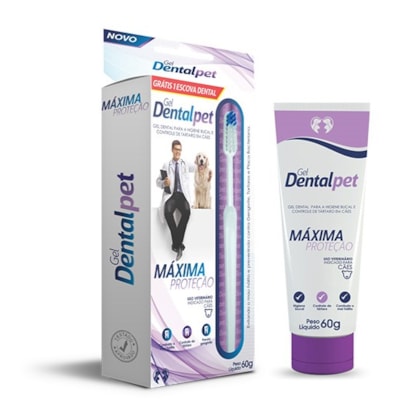 Gel Dentalpet Fofuchos para Cães 60g