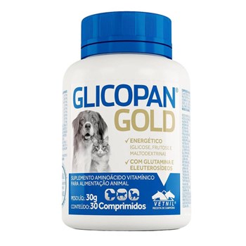 Glicopan Gold Suplemento com 30 comprimidos