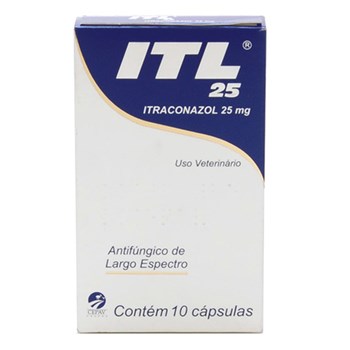 ITL 25 Antifúngico Itraconazol com  10 cápsulas